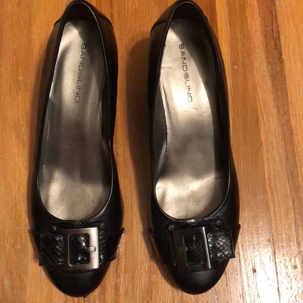 Bandolino Black Wedge